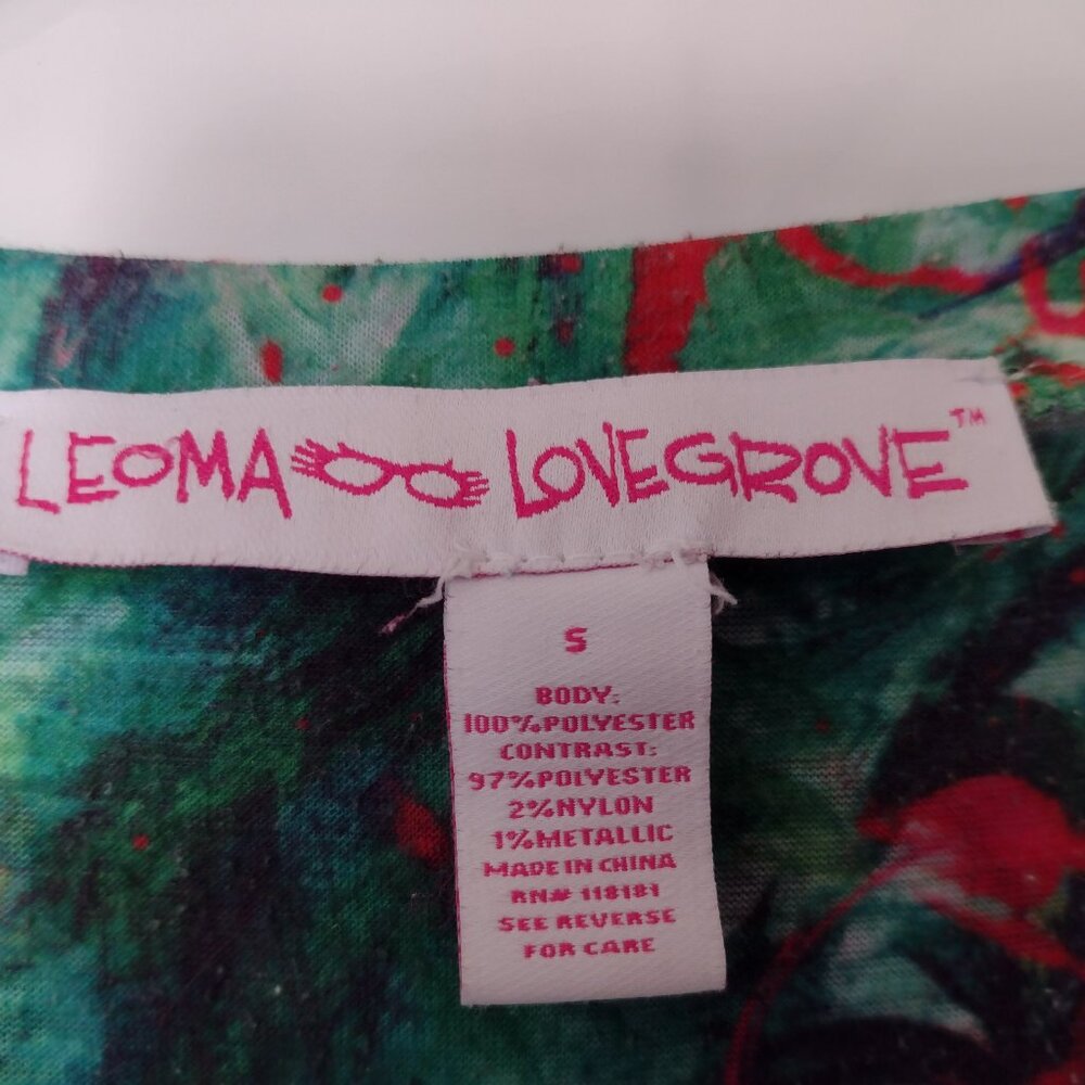 LEOMA LOVEGROVE Women’s Multicolor US 41 McGregor Blvd Ft Myers Motif Top - Picture 6 of 7